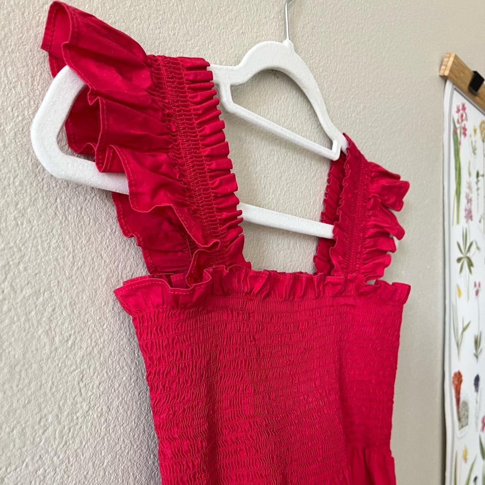 Hill House Home Ellie Nap Dress Raspberry Red XXS